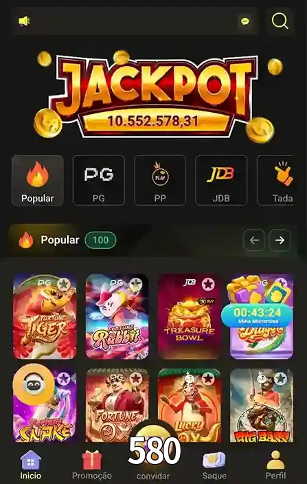 Promoções Especiais no 580 App